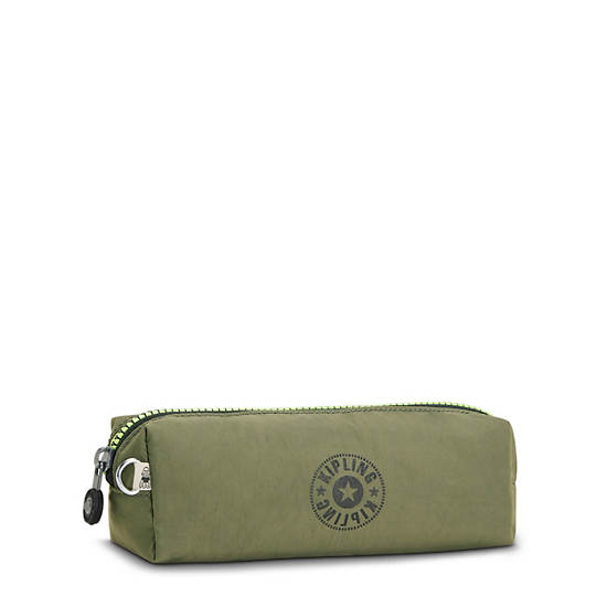 Kipling Boran Pencil Case Tassen Olijfgroen | BE 2046YX